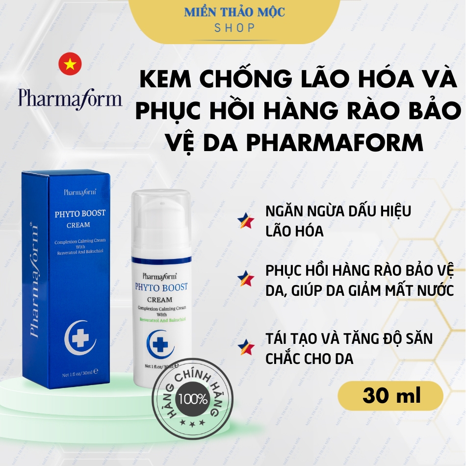 Kem chống lão hóa phục hồi hàng rào bảo vệ da Pharmaform Phyto Boost Cream